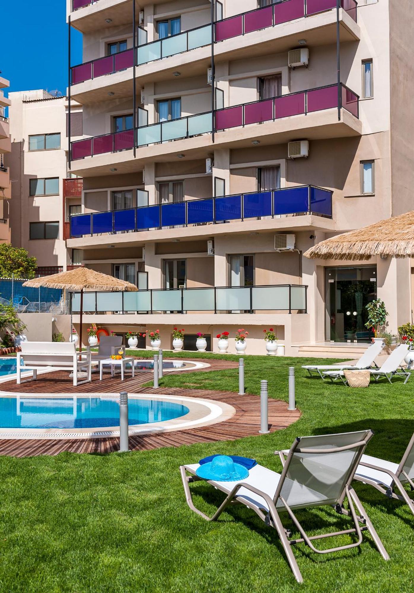 העיירה רתימנו Leonidas Hotel & Apartments מראה חיצוני תמונה