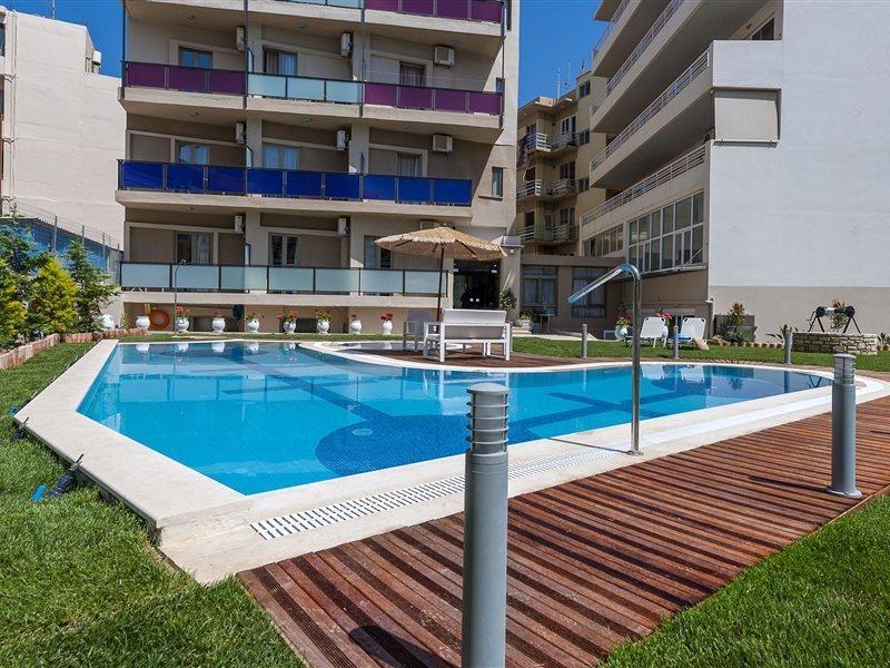 העיירה רתימנו Leonidas Hotel & Apartments מראה חיצוני תמונה